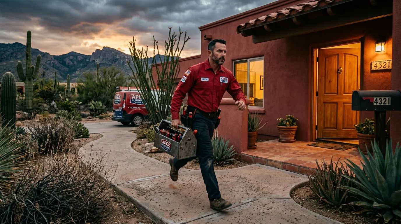 Requesting slab leak service at a Rita Ranch and Southeast Tucson property